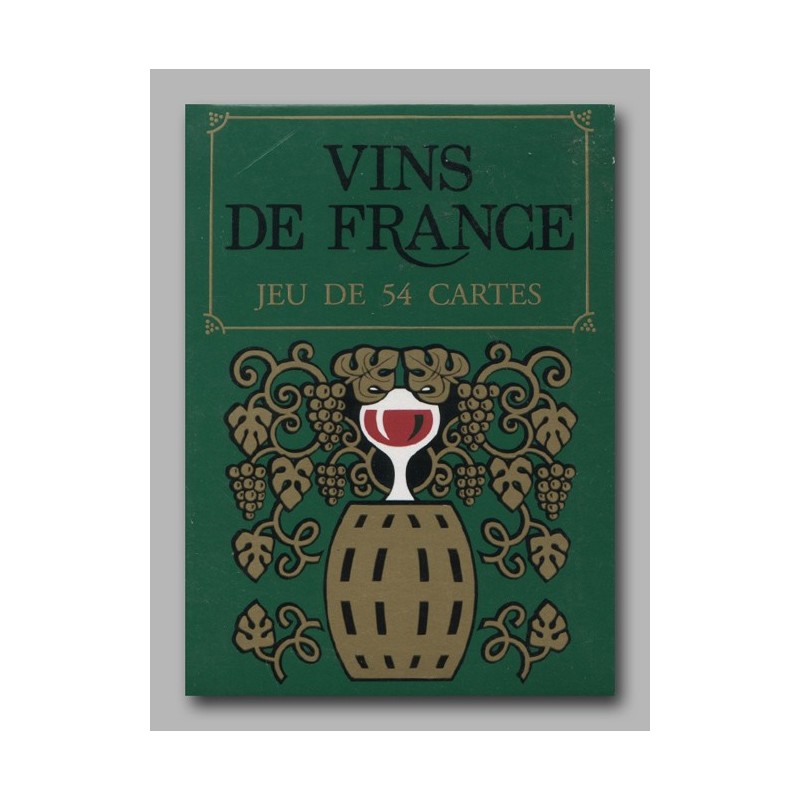 Cartes à jouer Vins de france