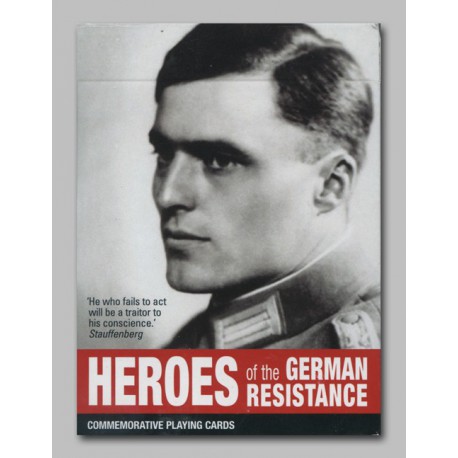 Cartes à jouer Heroes of the German Resistance