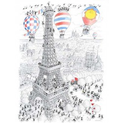 Puzzle 1080 pièces - Paris de Fabio Vettori
