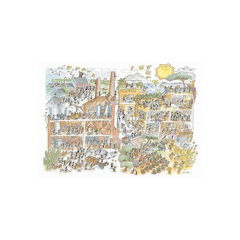 Puzzle 1080 pièces - Pizzeria et pub, Fabio Vettori