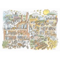 Puzzle 1080 pièces - Pizzeria et pub, Fabio Vettori