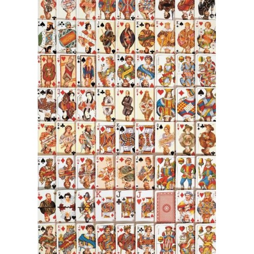 Puzzle 1000 pièces - Cartes à jouer