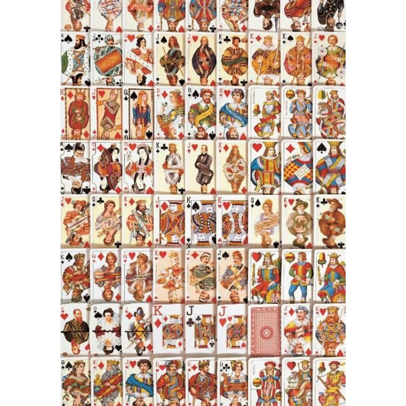 Puzzle 1000 pièces - Cartes à jouer