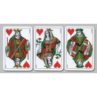 Cartes de Baccara rouge