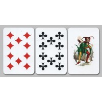 Cartes de Baccara rouge