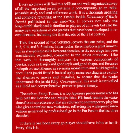 TAKAO SHINJI 9-DAN - The 21st Century Dictionary of Basic Joseki vol.2