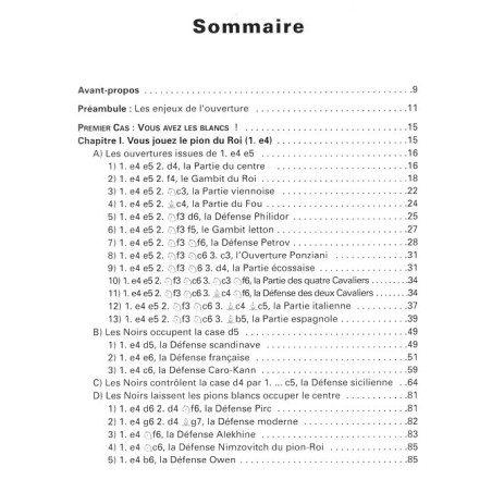 GIFFARD - Comprendre les ouvertures