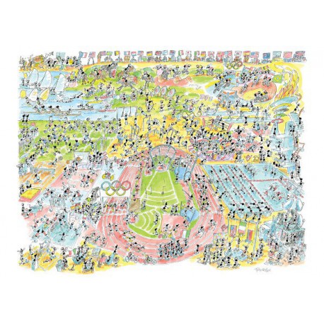 Puzzle 1080 pièces - Jeux Olympiques, Fabio Vettori