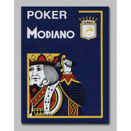 Cartes à jouer Modiano Poker 100 % plastique 4 index