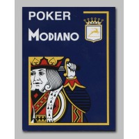 Cartes à jouer Modiano Poker 100 % plastique 4 index