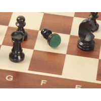 Jeu d'Echecs Club Chavet et Acajou - Ensemble Complet