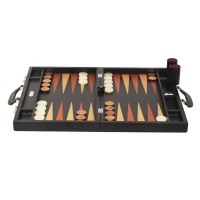 Backgammon noir façon lézard