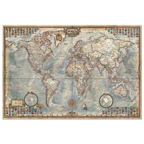 Puzzle 4000 pièces - Carte...