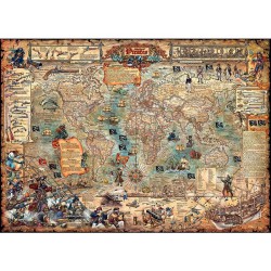 Puzzle 3000 pièces - Pirate World