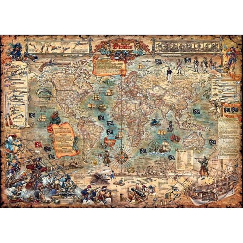 Puzzle 3000 pièces - Pirate...