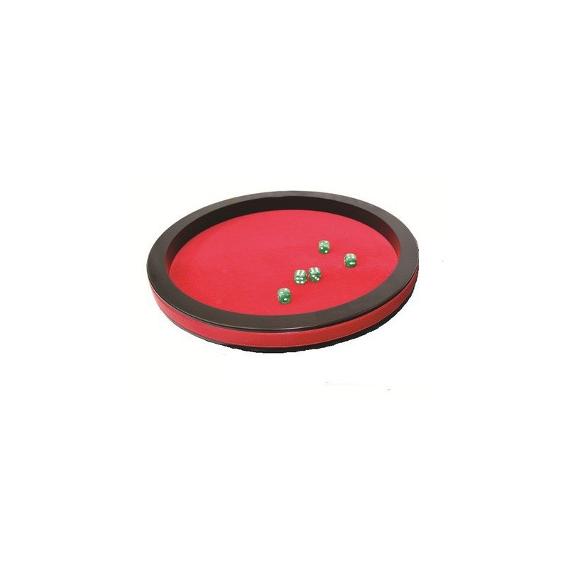 Piste de dés prestige rouge 36 cm