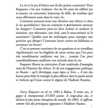 KASPAROV - La vie est une partie d'échecs