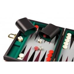 Backgammon magnétique noir
