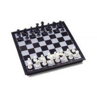 Coffret jeux d'échecs et backgammon magnétique pliant - moyen modèle