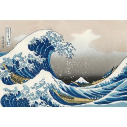 Puzzle 1000 pièces, La Vague - Hokusai
