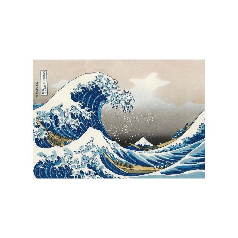 Puzzle 1000 pièces, La Vague - Hokusai