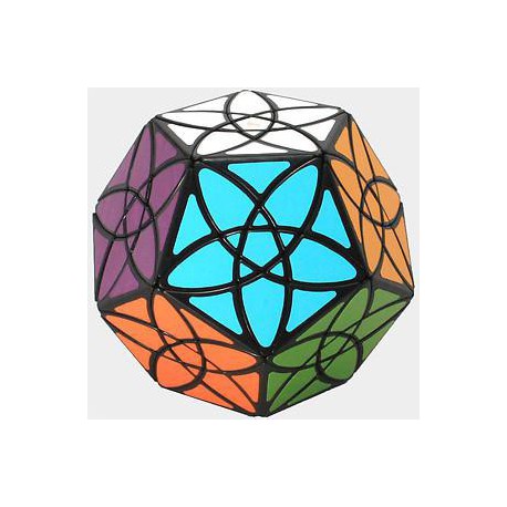 Cube Bauhinia Dodecahedron Black - MF8