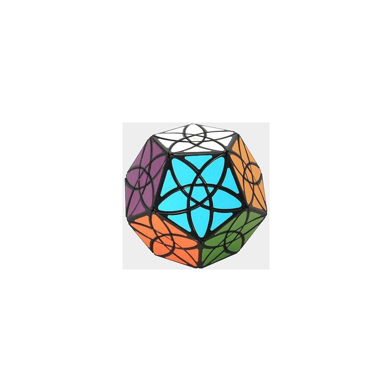 Cube Bauhinia Dodecahedron Black - MF8