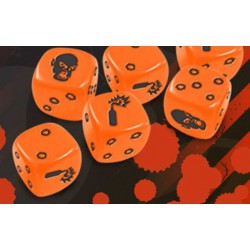 Zombicide : pack de dés orange