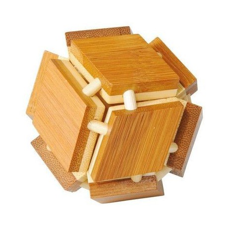 Casse-tête en bambou Magische Box - 3 étoiles