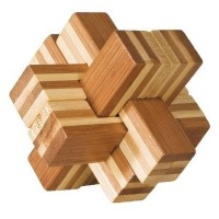 Casse-tête en bambou Block-Kreuz - 4 étoiles