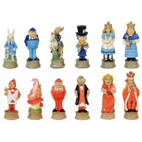 Pièces d'échecs Alice au...