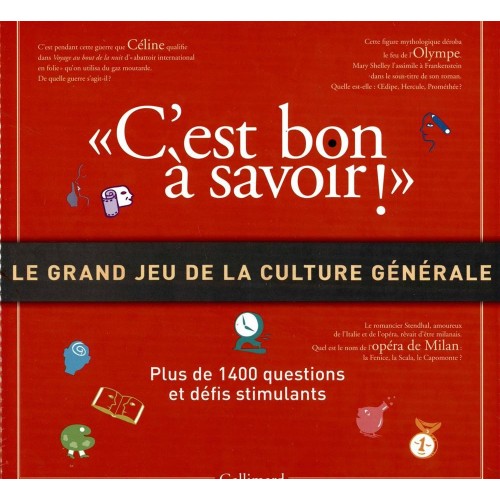 Le grand jeu de la culture...