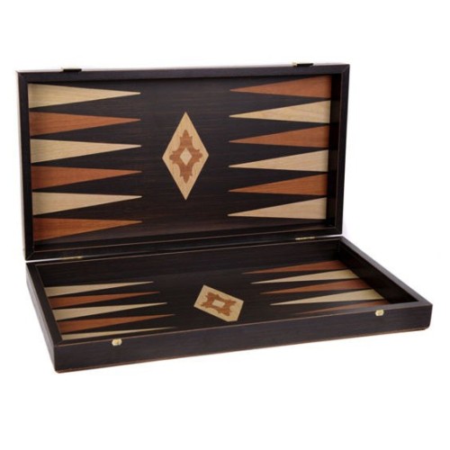 Backgammon Wengé - Moyen...