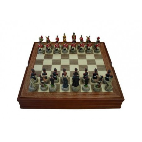 Coffret d'échecs Napoléon-Wellington n°3 (40cm)