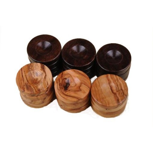 Pions de Backgammon Olive...