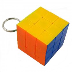 Cube Porte-clé 3 cm. stickerless