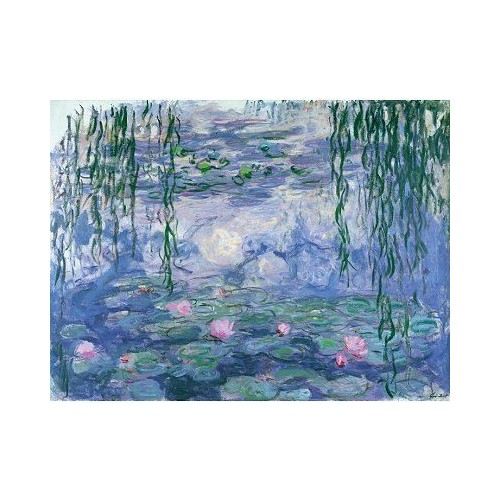 Puzzle 250 pièces - Monet Nymphéas et branches de saule