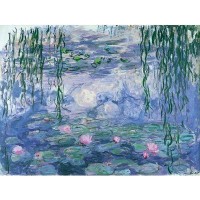 Puzzle 250 pièces - Monet Nymphéas et branches de saule