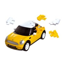 Casse-tête Mini Cooper jaune