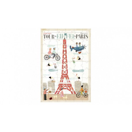 Puzzle 54 pièces - Tour Eiffel Paris