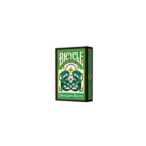 Cartes Bicycle Dragon vert