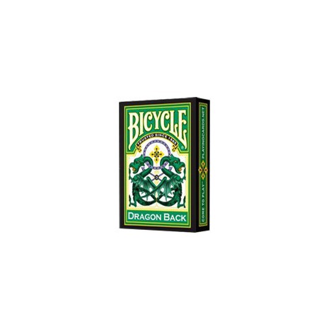 Cartes Bicycle Dragon vert