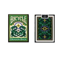 Cartes Bicycle Dragon vert
