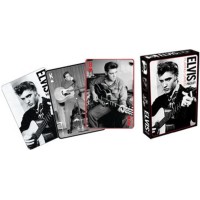 Cartes à jouer Elvis Presley noir et blanc