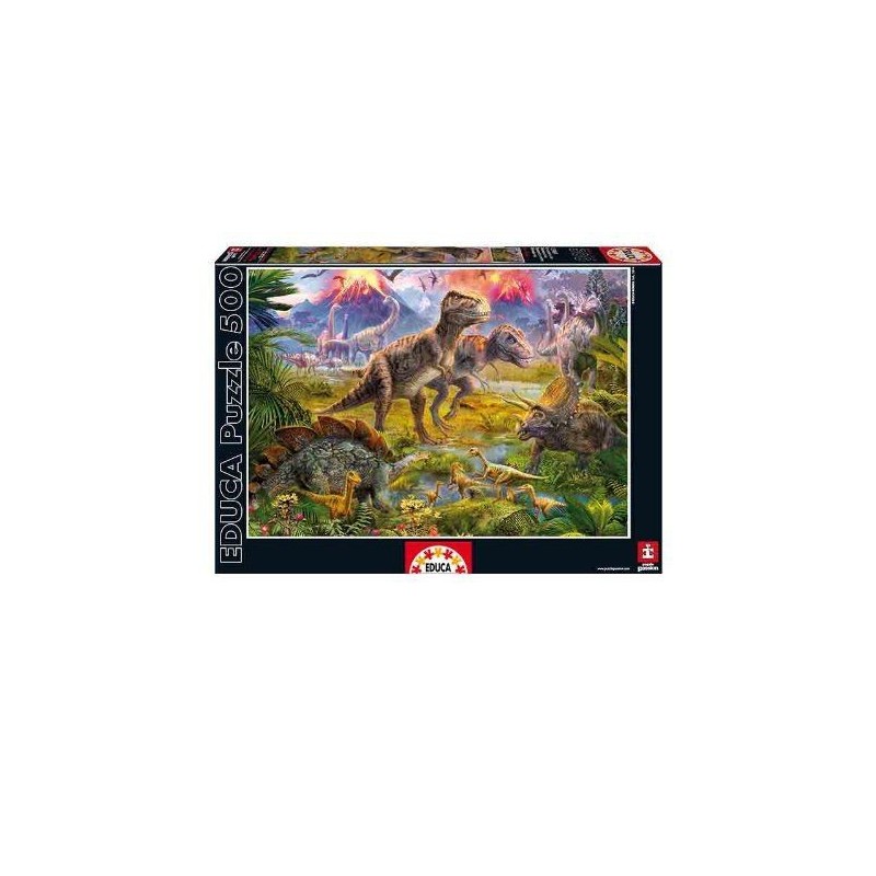 Puzzle 500 pièces - Dinosaures