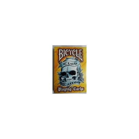 Cartes Bicycle Club Tattoo orange