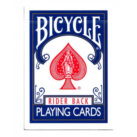 Cartes Bicycle Rider Back marqué bleu