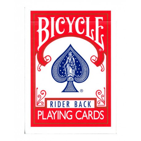 Cartes Bicycle Rider Back marqué rouge