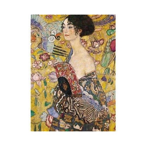 Puzzle 1000 pièces - Femme à l'éventail de Gustave Klimt