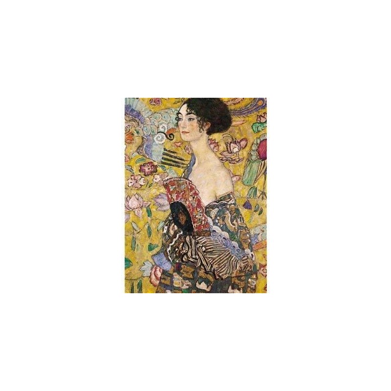 Puzzle 1000 pièces - Femme à l'éventail de Gustave Klimt